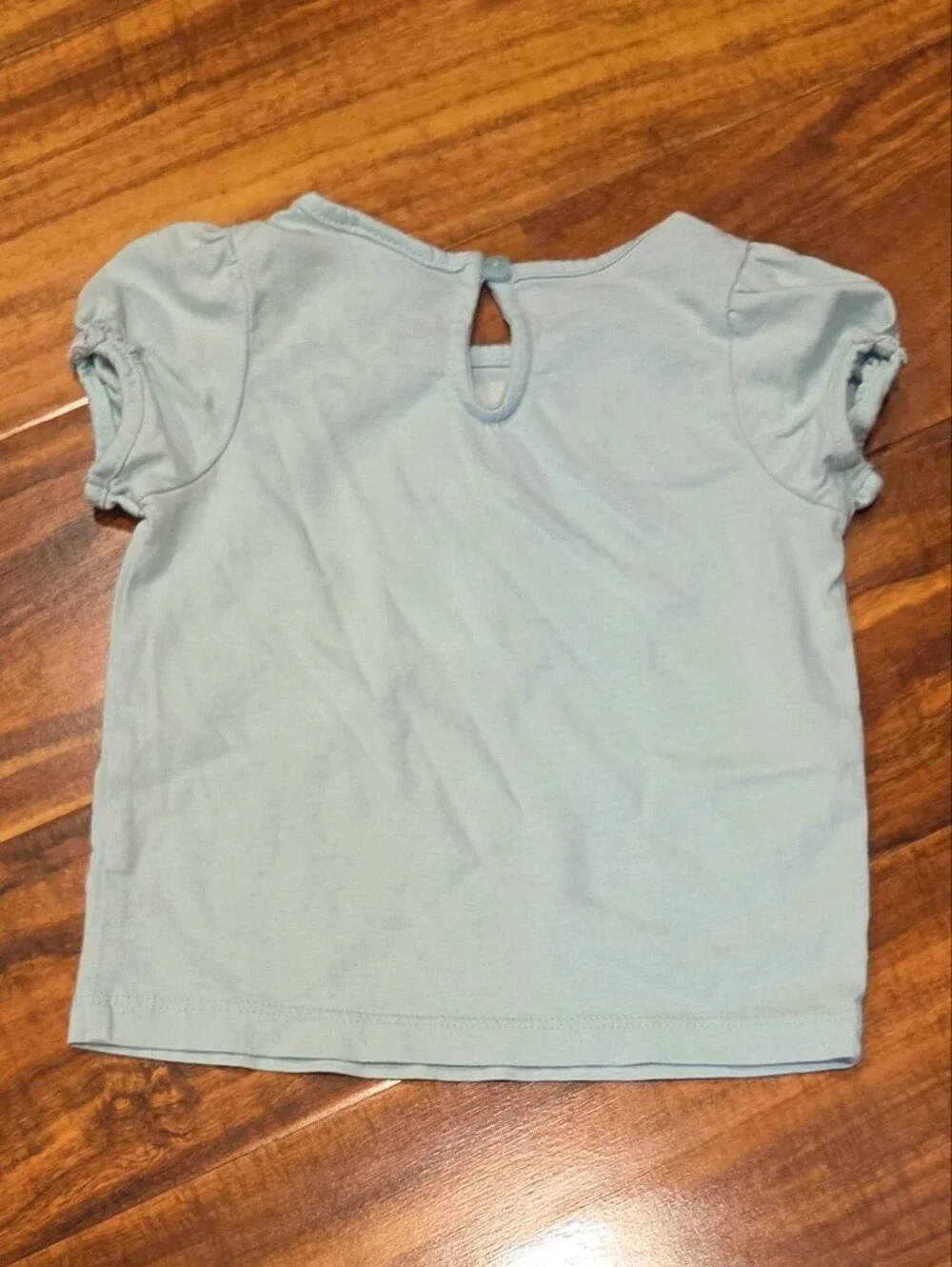 Janie and Jack EUC 12-18 months teal lamb top, colorblock ponte skirt